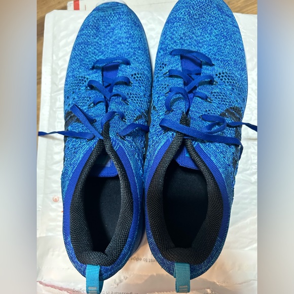 Men’s Nike Flyknit LUNAR 1 Shoes in blue Size 10. Deep cleaned ready to wear - Picture 3 of 5